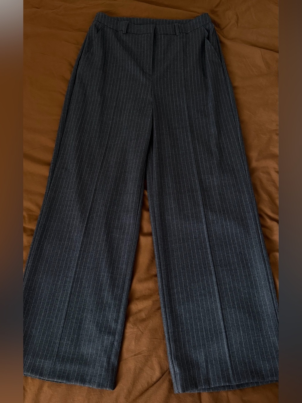 Straight leg Wool Pants